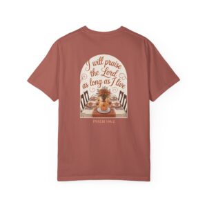I Will Praise the Lord as Long as I Live Christian T-Shirt - Psalm 146:2 Thanksgiving Tee - Image 33
