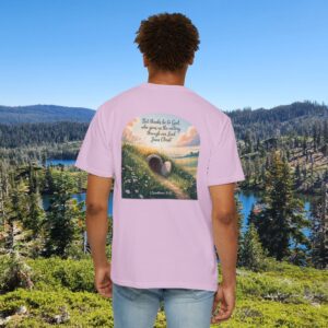 Thanks Be to God Christian T-Shirt - 1 Corinthians 15:57 - Image 29