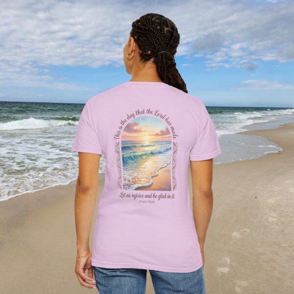 Model of The Day the Lord Has Made Christian T-Shirt - Psalm 118:24 36