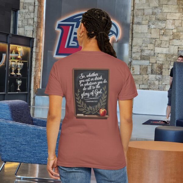 Model of Christian Teacher T-Shirt 1 Corinthians 10:31 - Do All to the Glory of God 66