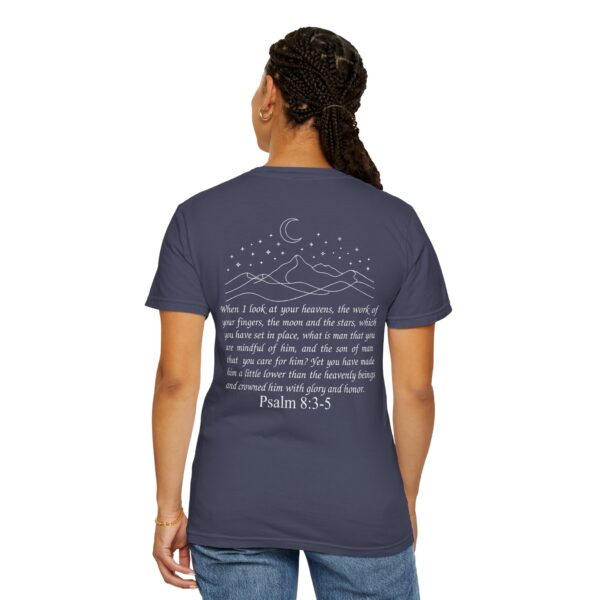 Model of Crowned with Glory and Honor Christian T-Shirt, Psalm 8:3-5 56