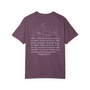 Crowned with Glory and Honor Christian T-Shirt, Psalm 8:3-5 - Image 36
