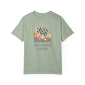 Look at the Birds of the Air Christian T-Shirt - Matthew 6:26 82 Look at the Birds of the Air Christian T-Shirt - Matthew 6:26 - Image 15
