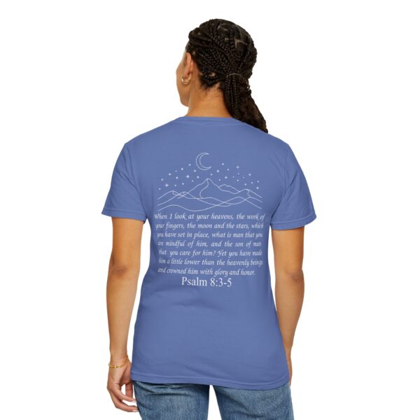 Model of Crowned with Glory and Honor Christian T-Shirt, Psalm 8:3-5 44