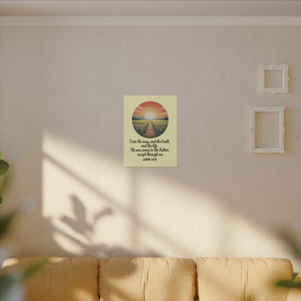 Model of I Am the Way and the Truth Christian Canvas Wall Art - John 14:6 12