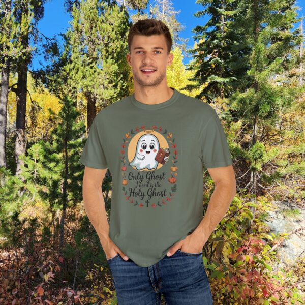 Model of Christian Holy Ghost Halloween T-Shirt 32