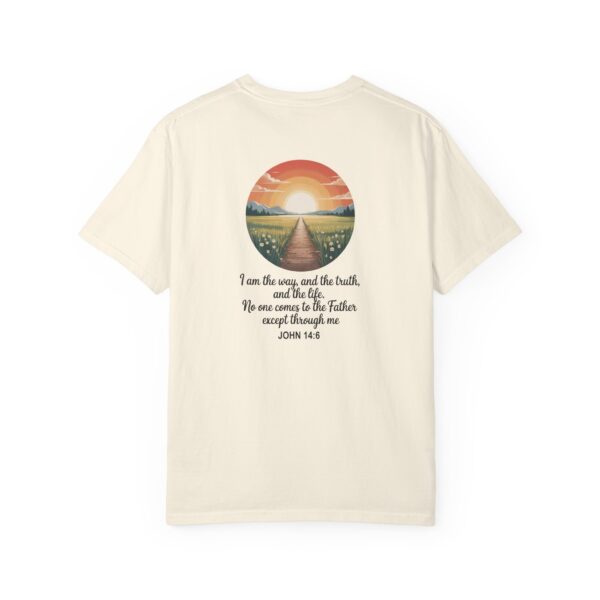 Model of Inspired by the Words of Jesus John 14:6 Christian T-Shirt 10