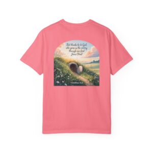 Thanks Be to God Christian T-Shirt - 1 Corinthians 15:57 - Image 36