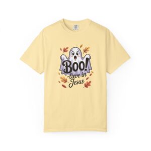 Boo-lieve in Jesus Adorable Ghost Christian T-Shirt - Image 20