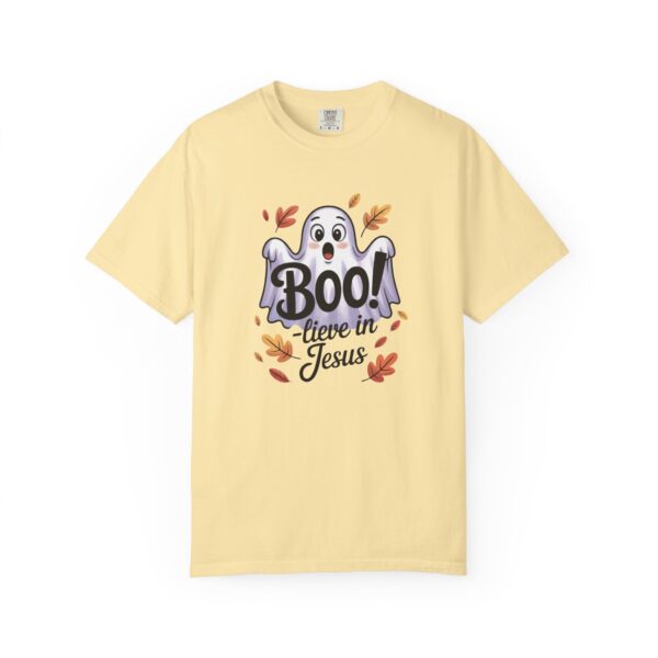 Model of Boo-lieve in Jesus Adorable Ghost Christian T-Shirt 38