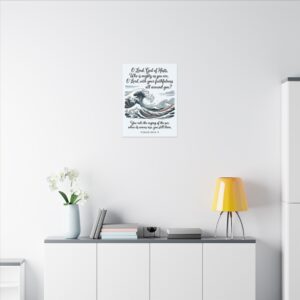 Rule the Raging of the Sea Canvas Christian Wall Art - Psalm 89:8-9 - Image 8