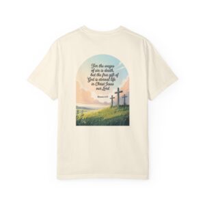 Free Gift of God is Eternal Life Christian T-Shirt - Romans 6:23 - Image 9