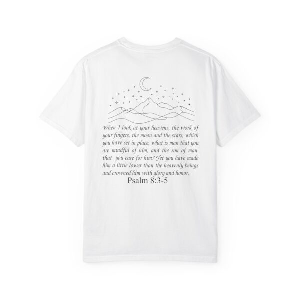 Model of Crowned with Glory and Honor Christian T-Shirt, Psalm 8:3-5 10