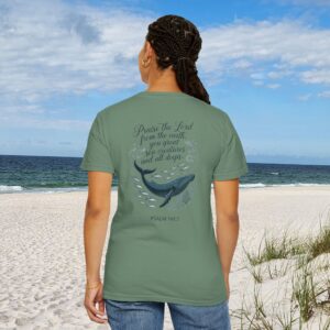 Praise the Lord from the Earth Christian T-Shirt - Psalm 148:7 - Image 17