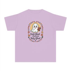 The Only Ghost I Need is the Holy Ghost Kids Christian T-Shirt - Image 14