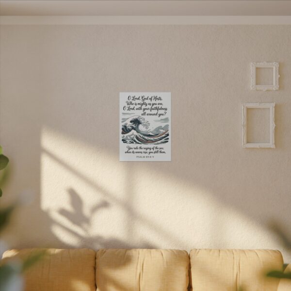 Model of Rule the Raging of the Sea Canvas Christian Wall Art - Psalm 89:8-9 12