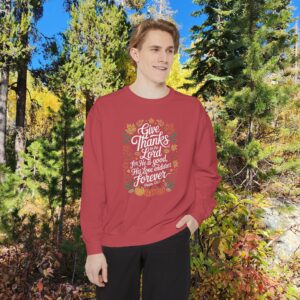 Give Thanks to the Lord Christian Sweatshirt - Image 3