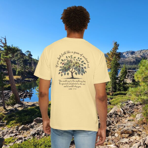 Model of Faith Like a Grain of Mustard Seed Christian T-Shirt - Luke 17:6 20