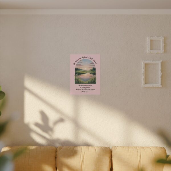 Model of The Lord is My Shepherd Christian Canvas Wall Art - Psalm 23 12