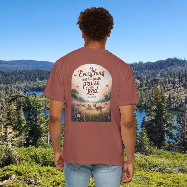 Model of Let Everything Praise the Lord Christian T-Shirt - Psalm 150:60 68