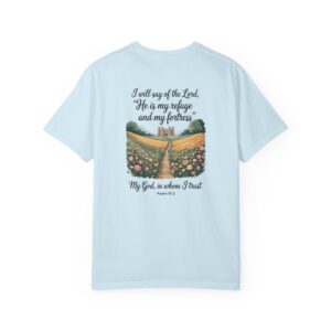 The Lord is My Refuge Christian T-Shirt - Psalm 91:2 - Image 18