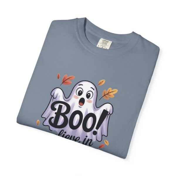 Model of Boo-lieve in Jesus Adorable Ghost Christian T-Shirt 68