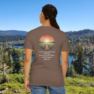 Inspired by the Words of Jesus John 14:6 Christian T-Shirt - Image 8