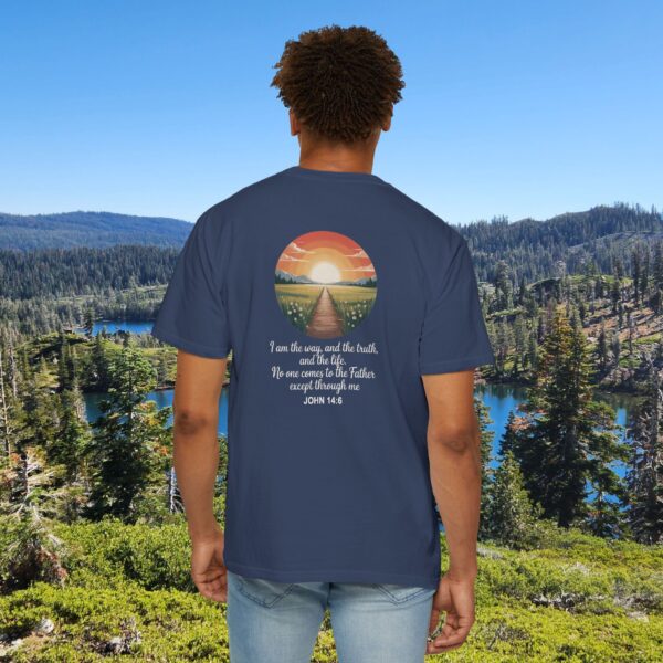 Model of Inspired by the Words of Jesus John 14:6 Christian T-Shirt 54