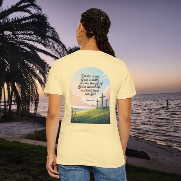Model of Free Gift of God is Eternal Life Christian T-Shirt - Romans 6:23 20