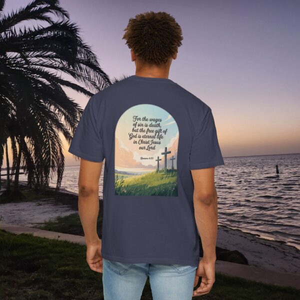Model of Free Gift of God is Eternal Life Christian T-Shirt - Romans 6:23 48