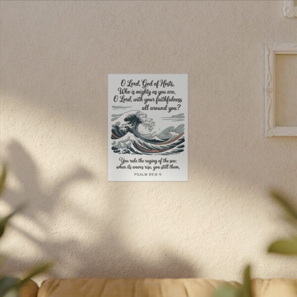 Model of Rule the Raging of the Sea Canvas Christian Wall Art - Psalm 89:8-9 4