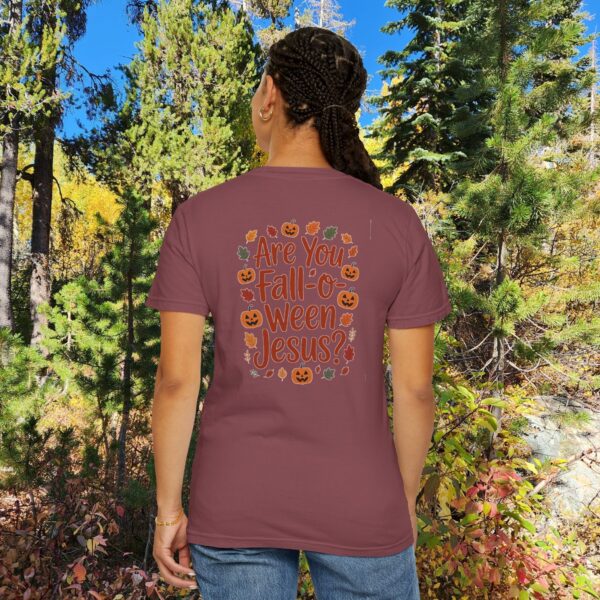 Model of Are you Fall-O-Ween Jesus Christian T-Shirt 66