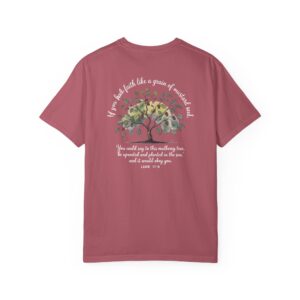 Faith Like a Grain of Mustard Seed Christian T-Shirt - Luke 17:6 - Image 3