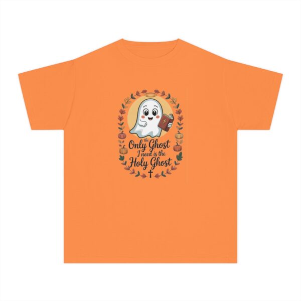 Model of The Only Ghost I Need is the Holy Ghost Kids Christian T-Shirt 10
