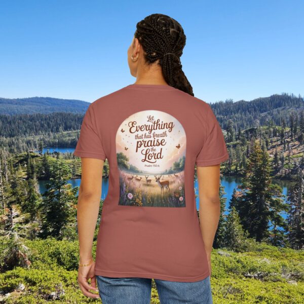Model of Let Everything Praise the Lord Christian T-Shirt - Psalm 150:60 66
