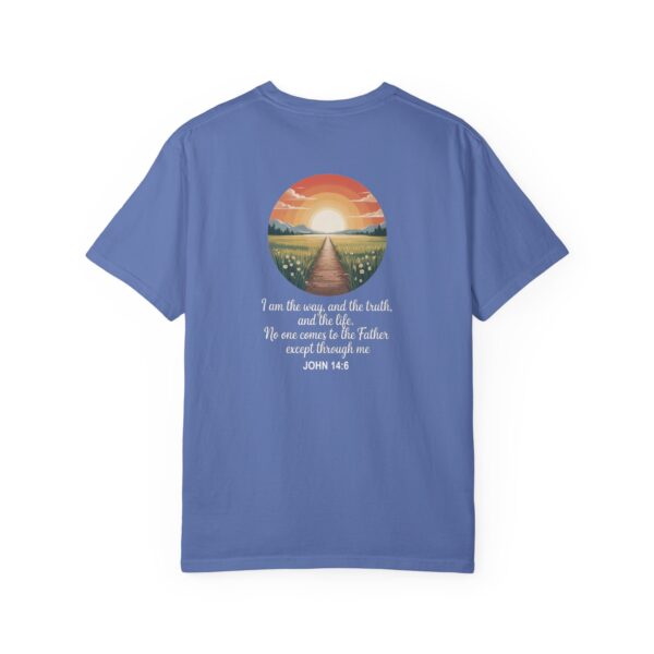 Model of Inspired by the Words of Jesus John 14:6 Christian T-Shirt 46