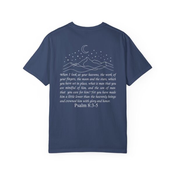 Model of Crowned with Glory and Honor Christian T-Shirt, Psalm 8:3-5 4