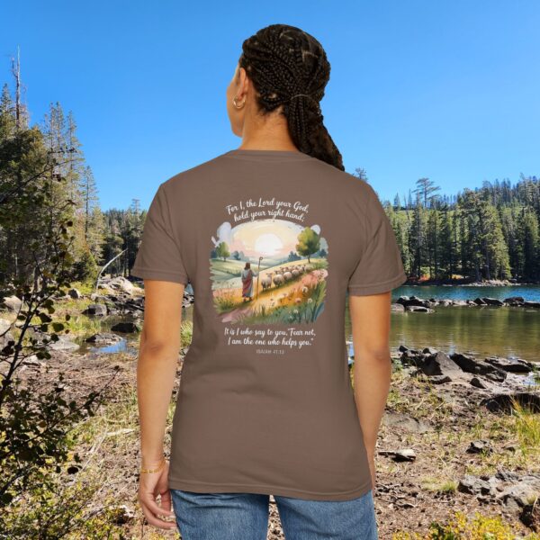 Fear Not I Am The One That Helps You Christian T-Shirt - Isaiah 41:13 13 Model of Fear Not I Am The One That Helps You Christian T-Shirt - Isaiah 41:13 12