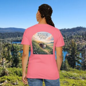Thanks Be to God Christian T-Shirt - 1 Corinthians 15:57 - Image 34