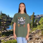 Model of Boo-lieve in Jesus Adorable Ghost Christian T-Shirt 147