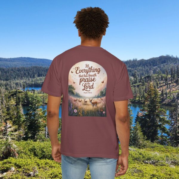 Model of Let Everything Praise the Lord Christian T-Shirt - Psalm 150:60 2