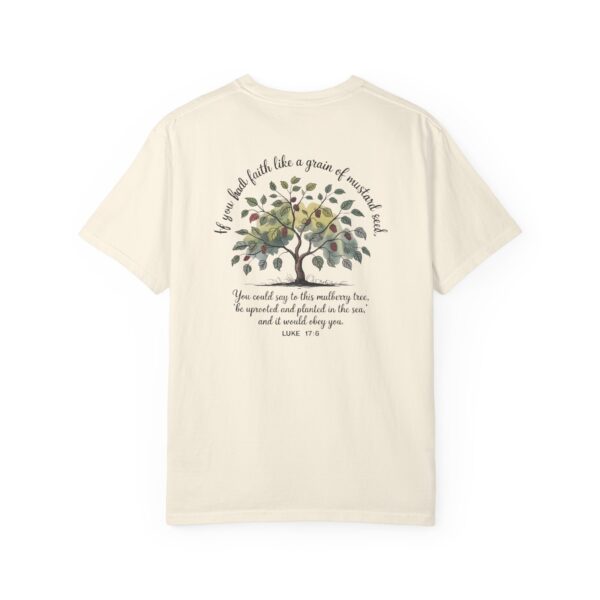 Model of Faith Like a Grain of Mustard Seed Christian T-Shirt - Luke 17:6 16