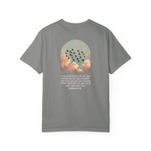 Look at the Birds of the Air Christian T-Shirt - Matthew 6:26 85 Look at the Birds of the Air Christian T-Shirt - Matthew 6:26 - Image 18