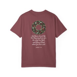 They May Know You Christian T-Shirt - John 17:3 - Image 27