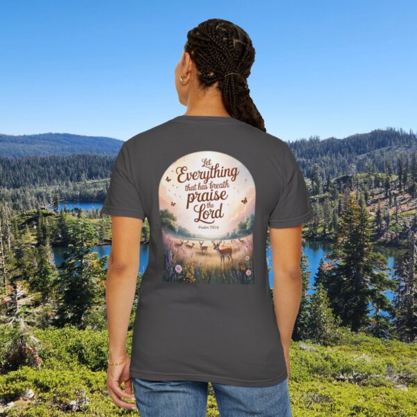 Model of Let Everything Praise the Lord Christian T-Shirt - Psalm 150:60 48