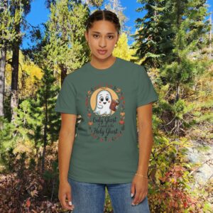 Christian Holy Ghost Halloween T-Shirt - Image 22