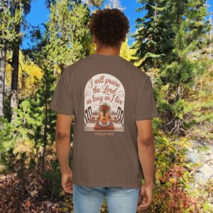 I Will Praise the Lord as Long as I Live Christian T-Shirt - Psalm 146:2 Thanksgiving Tee - Image 10