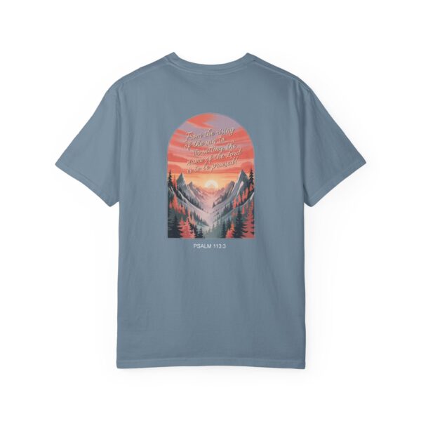 Model of From the Rising of the Sun to Its Setting Praise the Lord Christian T-Shirt - Psalm 113:3 52
