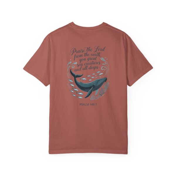 Model of Praise the Lord from the Earth Christian T-Shirt - Psalm 148:7 64