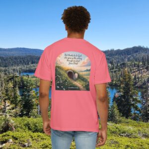 Thanks Be to God Christian T-Shirt - 1 Corinthians 15:57 - Image 35